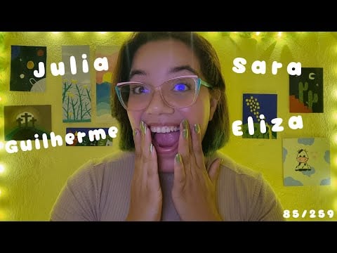 ASMR SUSSURRANDO O NOME DOS INSCRITOS 💕✨💖