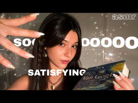 ASMR 📚 FAST Book Tapping + Mouth Sounds (Super Tingly Book Massage hihi)
