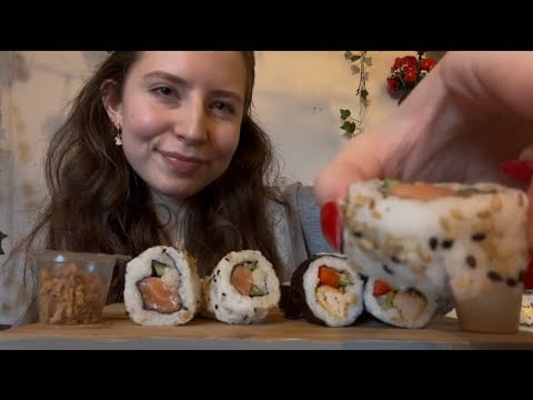 ASMR - Sushi Mukbang 🍣