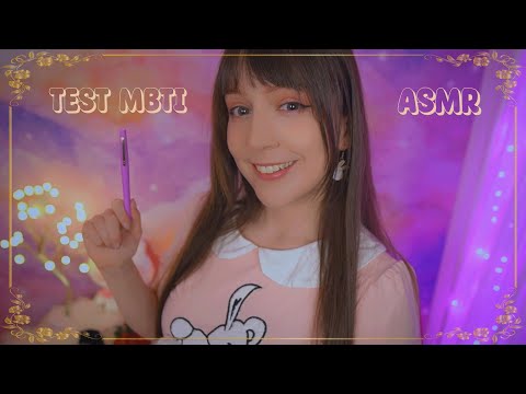 ⭐ASMR Test de Personalidad MBTI 💜[Sub] Roleplay Psicóloga