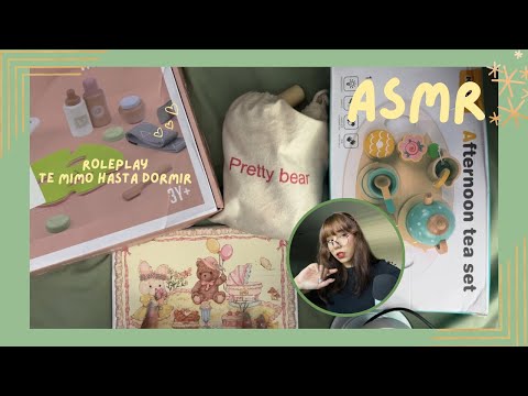 ASMR - POV TE MIMO HASTA DORMIR/ ROLEPLAY CON JUGUETES DE MADERA