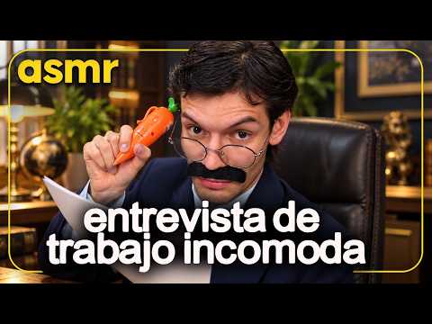 ASMR ESPAÑOL ROLEPLAY ENTREVISTA DE TRABAJO MÁS INCÓMODA 😳 | DUÉRMETE EN 15 MINUTOS