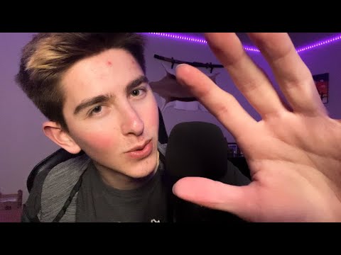 ASMR Inaudible/Unintelligible Whispering + Visual Hand Movements