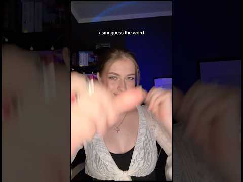#asmr guess the word #tingles #relax #asmrvideos