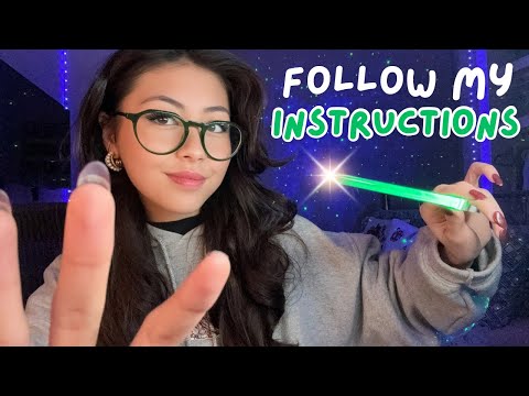 ASMR Follow My Instructions for Deep Sleep | Whispered Guided Relaxation