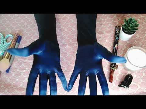 Relaxing ASMR Unboxing: Satin Gloves Sounds and Soft Whispering!