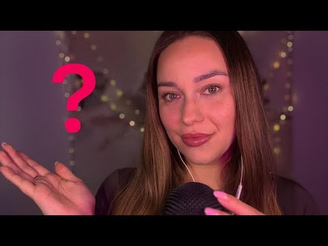 ASMR - Guess The Sentence + Mouth Sounds & Inaudible Whispering