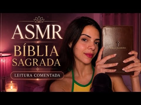 ASMR LEITURA GÊNESIS (voz suave) 