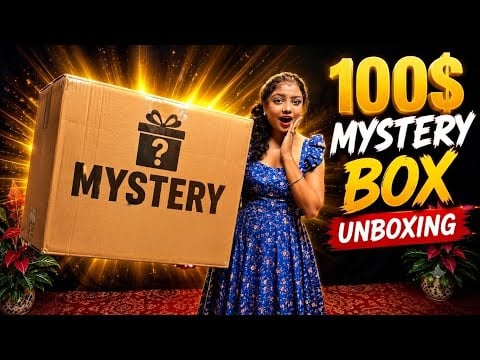 ASMR $100 Mystery Box Unboxing 😱