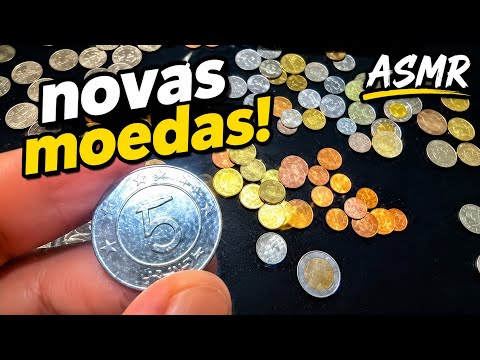 ASMR ATUALIZAÇÃO NA COLEÇÃO DE MOEDAS