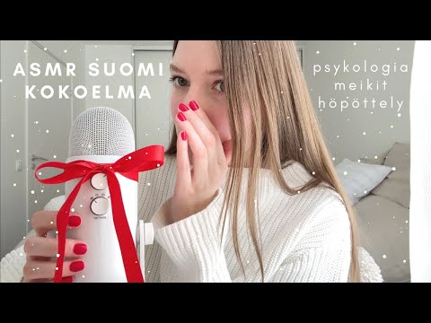 ASMR suomi | yli 1h psykologia, meikit & höpöttely (roleplay) - kokoelma