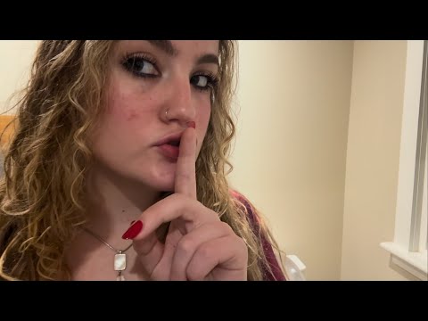 ASMR i do ur makeup but we have to be quiet so my parents don’t hear (grwm for holiday dinner)❤️