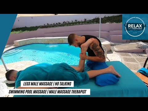 Relaxing Leg Massage in the Pool | Spa Technique | No Talking ASMR