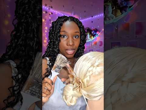 ASMR AMIGA DESFAZ SEU PENTEADO DE RÉVEILLON PARA DORMIR ( pov )#asmr #shorts #shortvideo #pov