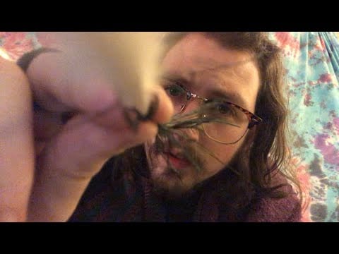 ASMR 3 Minute Sharp or Dull with a Feather