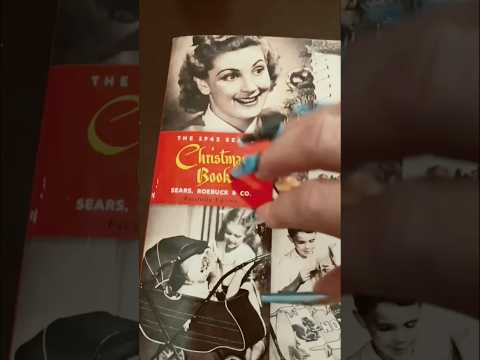 ASMR Showing You my 1942 Christmas Catalog 🎄💝🎉 Tam’s ASMR #asmr