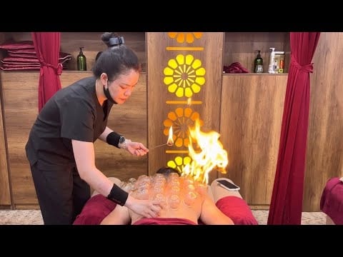 ASMR 🇻🇳 Only $10 for Cupping & Head Therapy in Vietnam 😳 | Deep Relaxation | No Talking