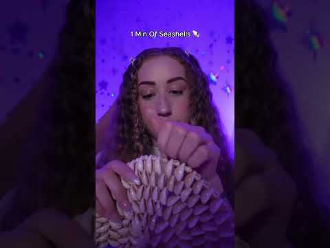 SEASHELL TRIGGER 🤍🐚 #asmr #asmrsounds #sleep #asmrvideo #fyp