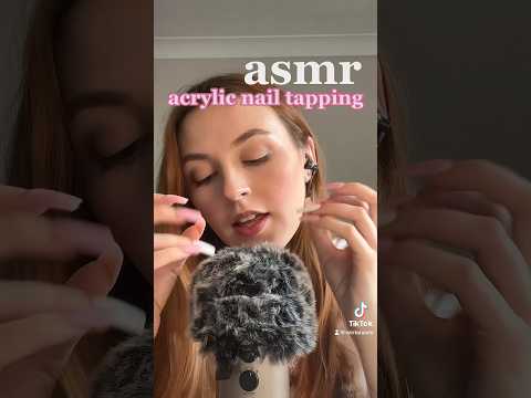 long acrylic nail tapping #asmr  #asmrtapping