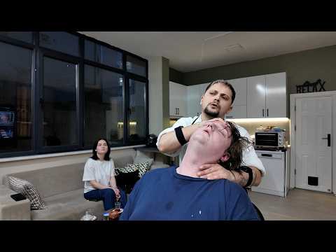 TIME FOR A CHANGE | SUPER Relaxing Asmr Massage Treatment IN NEW Barber Shop Studio