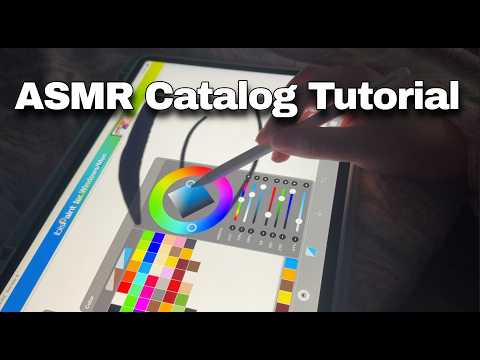 ASMR How I Create My Makeup Catalogs