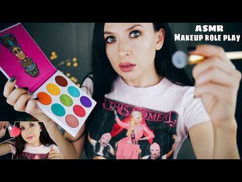 Best friend does your makeup *ASMR