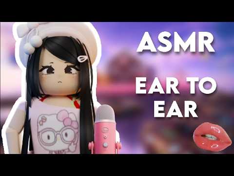 roblox asmr ★ ear to ear with lot of triggers 🩷💤🌛