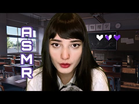 ASMR | A MENINA NOVA DA ESCOLA FAZ AMIZADE COM VOCÊ