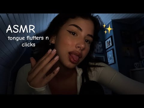 ASMR tongue flutters n clicks 🫶🍓 