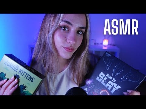 ASMR roleplay VENDEDORA de juegos de mesa