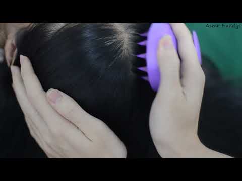 [ ASMR ] I Massage Your Head With Shampoo Brush For Relieve Headache, Stress, Insomnia