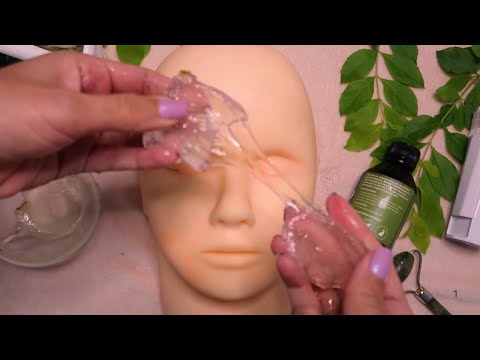 ASMR | 🌿Limpeza Facial em Manequim Realista🌿🧴 - Compilado