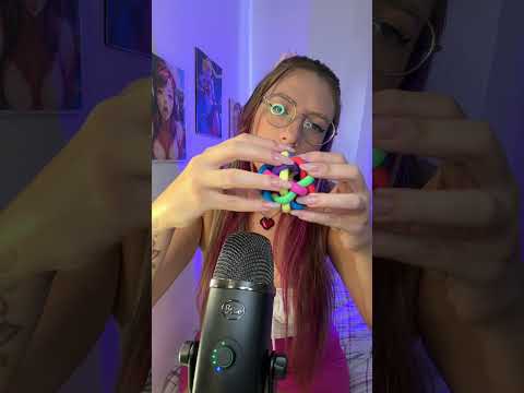 ASMR Visual & Sonoro com Bolinha Arco-íris! 🌈
