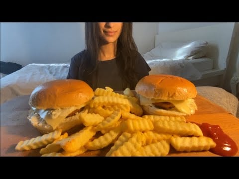 [ENG SUBS] Filet-o-Fish Burger 🍔 Mukbang ASMR | no talking