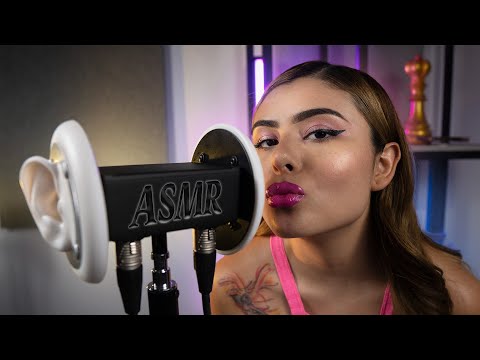 TE DOY MUCHOS BESITOS CREMOSOS PARA DORMIR /ASMR 3DIO