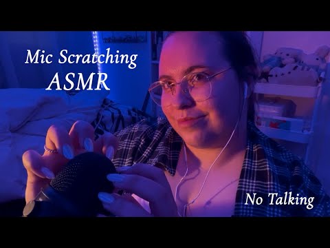 FAST & AGGRESSIVE Mic Scratching, Brushing, Sounds No Talking ASMR