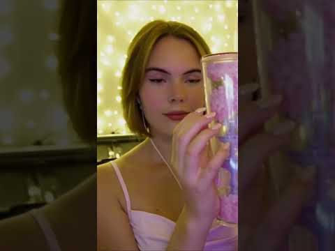 ASMR Cherry Blossom Cup 🌸 #asmr #tingles #tappingsounds #starbucks