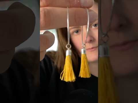 ASMR Whispered Earring Collection ✨ Soft Sounds #Shorts #relax #asmr