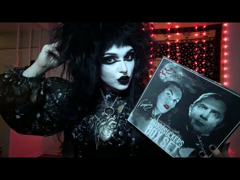 ASMR Unboxing Creature Cosmetics Bela Lugosi & Vampira Makeup Collection