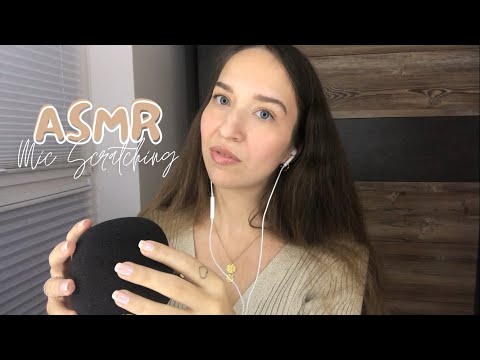 ASMR 15 Minute Brain Massage 🎤✨ (mic scratching, no talking)