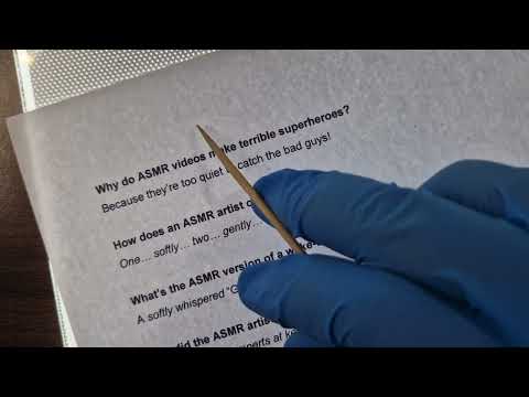 ASMR Themed Jokes  [ ASMR soft spoken ]