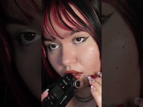 mic biting & spoolie nibbling ASMR echoed