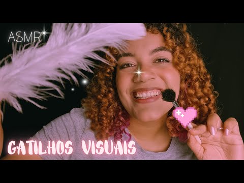 ⚠️ CUIDADO esse vídeo NÃO TEM SOM 🔇 ASMR para pessoa com deficiência auditiva 💓