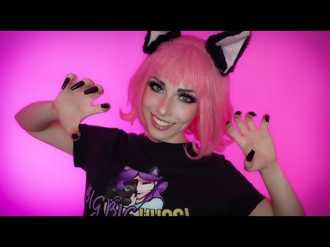 ASMR 200K Special: 'Big Big Hugs' & Cat Girl Tee Reveal! 🐾