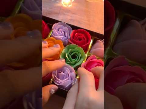 ASMR┃SOAP Flower 🫧🧼🌹 #asmr #asmrsounds #relxing #soap #shorts
