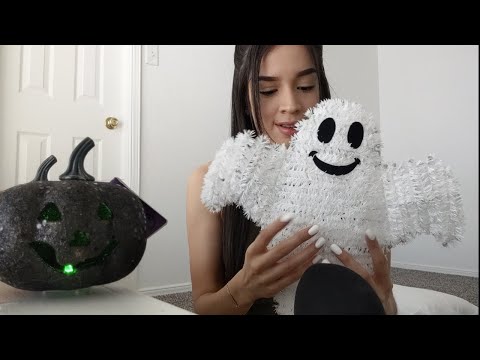 ASMR Mini Halloween Haul :) Whispering, Tapping, Crinkling Sounds