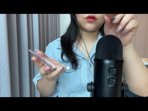 ASMR💄말없이 메이크업 해줄게! | 후시녹음, 차분한 소리 | let me do your make up! | make up asmr | layered sounds