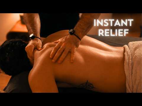 Therapeutic Neck Massage ASMR for Deep Sleep (no talking)
