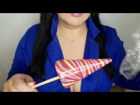 ASMR En Español.-  Chupirul¡¡ ( Paleta de Caramelo)