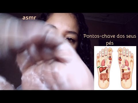 ASMR Reflexologia Podal - Para equilibrar todo teu corpo através da massagem nos pés 🌿👣